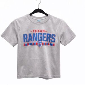 Gray Texas Rangers Kids T-Shirt